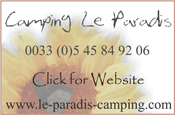 Camping Le Paradis, Campsites in Poitou-Charentes